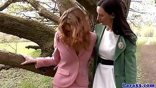 Mature tribadic pussylicked by british milf