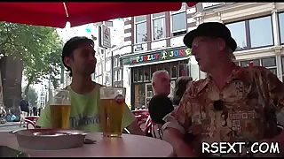 Nice tattooed mature hooker sucks rod and gets pussy licked